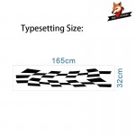 Car Checkered Flag Sport Styling Vinyl Car Classic Sticker Auto Graphic Kit Decals Vinyl Car Truck Body Racing Stripe Sticker